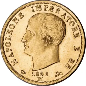 40 lire or napoléon I