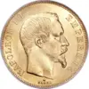 50 francs or napoléon III tête nue