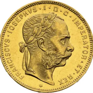 8 florins 20 francs or franz joseph I