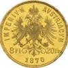 8 florins 20 francs or franz joseph I – Image 2