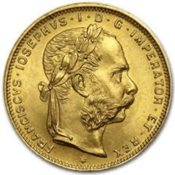 8 florins 20 francs or 1892 refrappe