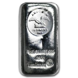 Lingot argent 250 g umicore andorre