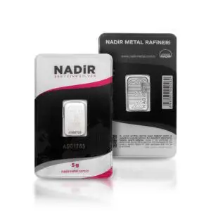 Lingot d'argent 5 g nadir