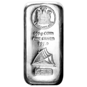 Lingot d'argent 500 g fiji