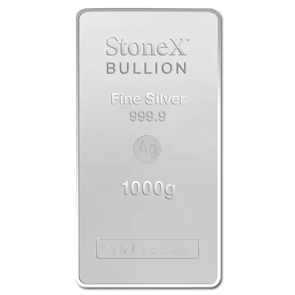 Lingot d'argent 1 kg StoneX