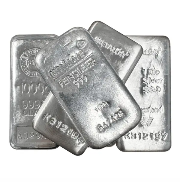 Lingot d'argent 1 kg