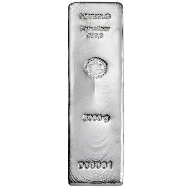 Lingot d'argent 5 kg