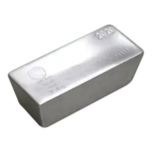Lingot d'argent 15 kg