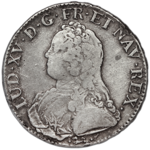 Écu Argent "aux rameaux d'olivier"  Louis XV #1020