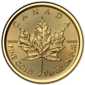 1/10 oz maple leaf 2025