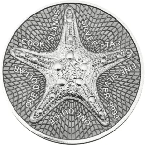 1 oz étoile de mer cook islands 2021