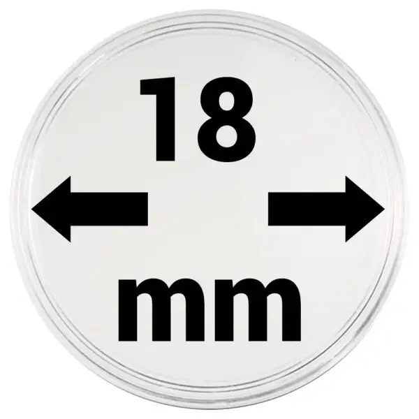 Capsules plastique 18 mm x10