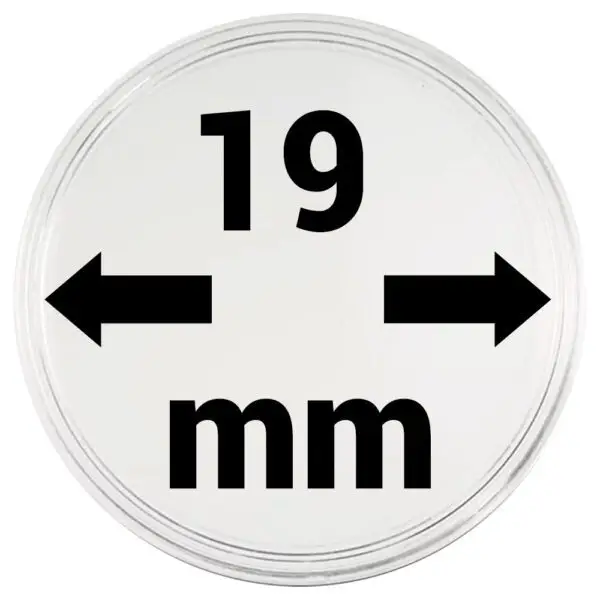 Capsules plastique 19 mm x10