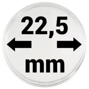 Capsules plastique 22,5 mm x10
