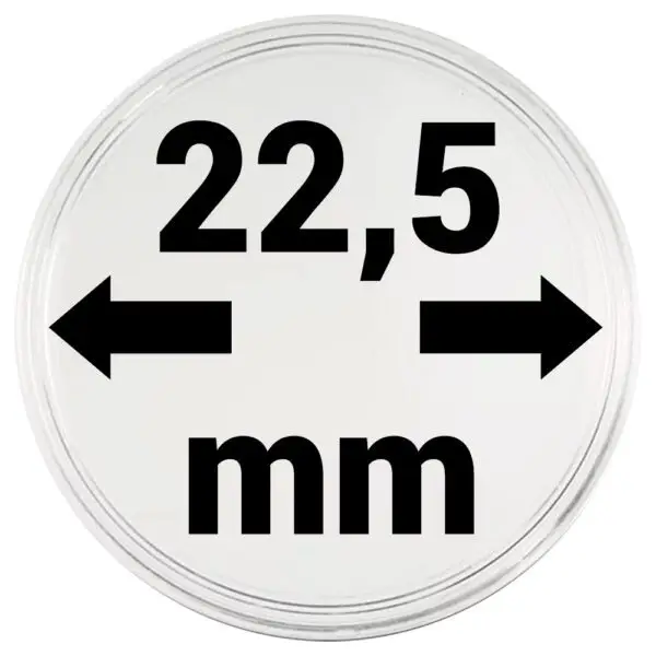Capsules plastique 22,5 mm x10