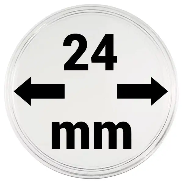Capsules plastique 24 mm x10