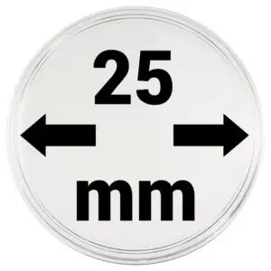 Capsules plastique 25 mm x10