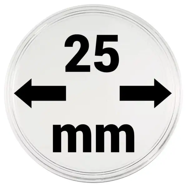 Capsules plastique 25 mm x10