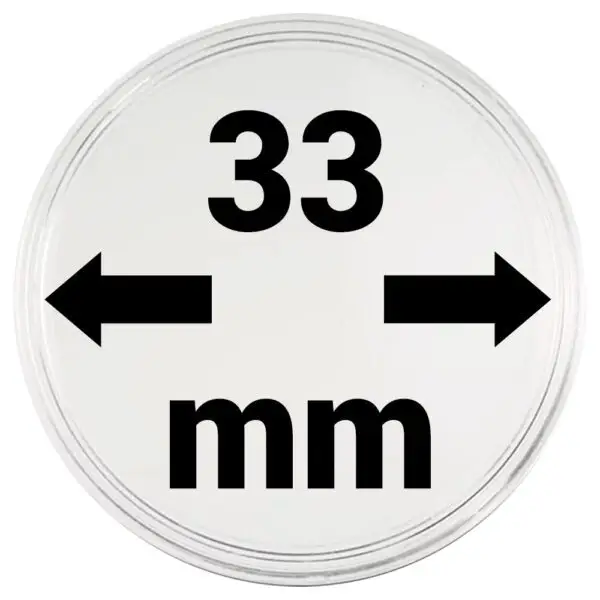 Capsules plastique 33 mm x10