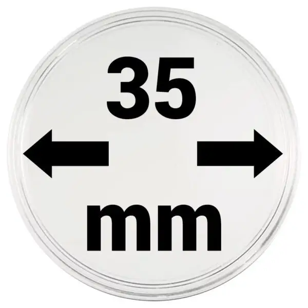 Capsules plastique 35 mm x10