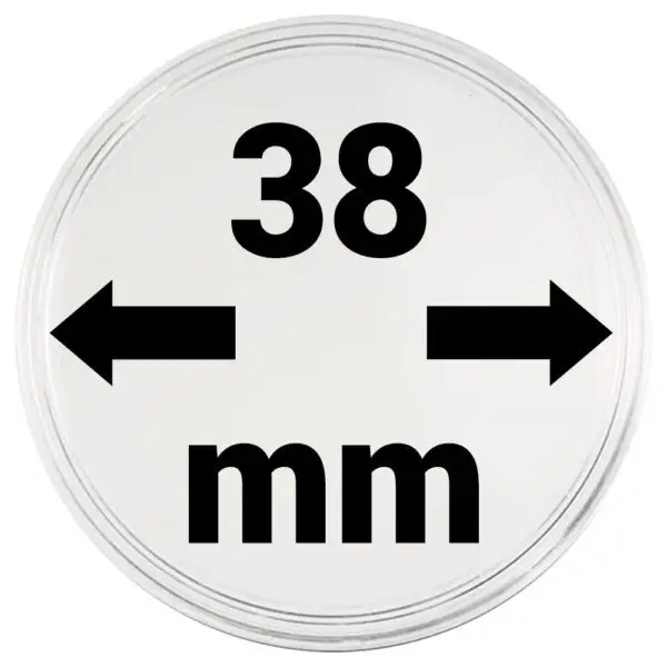 Capsules plastique 38 mm x10