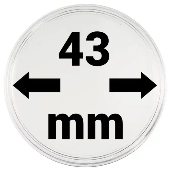Capsules plastique 43 mm x10