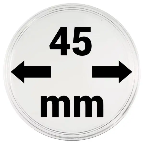 Capsules plastique 45 mm x10