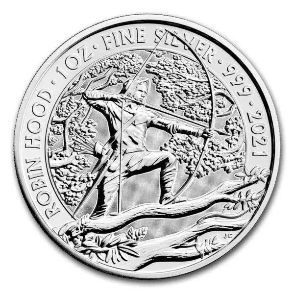 1 oz robin des bois mythes et légendes 2021