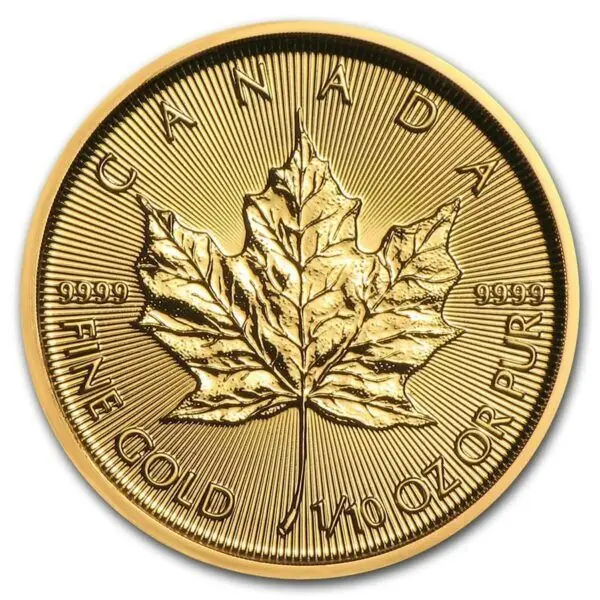 1/10 oz maple leaf