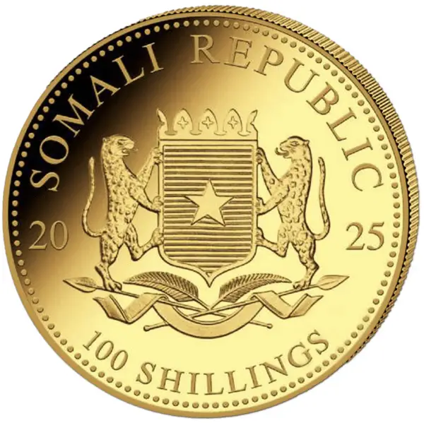1/10 oz éléphant 2025 – Image 2