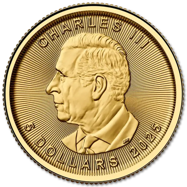 1/10 oz maple leaf 2025 – Image 2