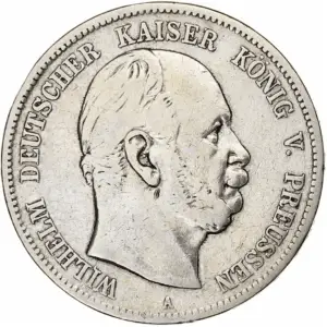 5 mark wilhelm I argent