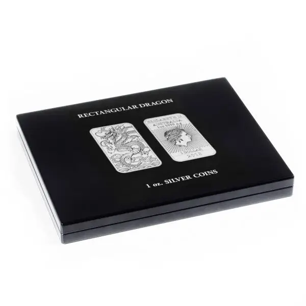 Coffret pour Dragon rectangulaire argent – Image 2