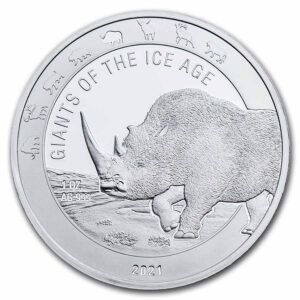 1 oz rhinocéros 2021