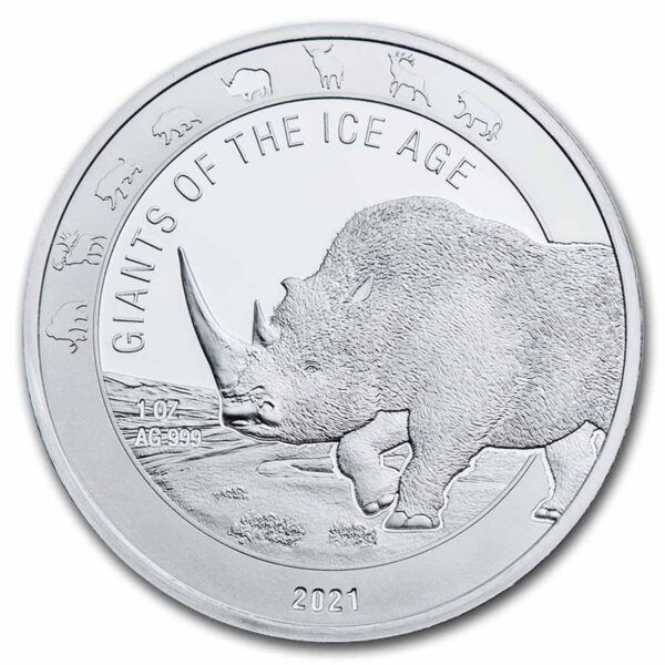 1 oz rhinocéros 2021