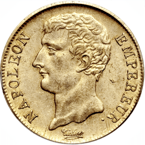20 francs or napoléon empereur an 12 A
