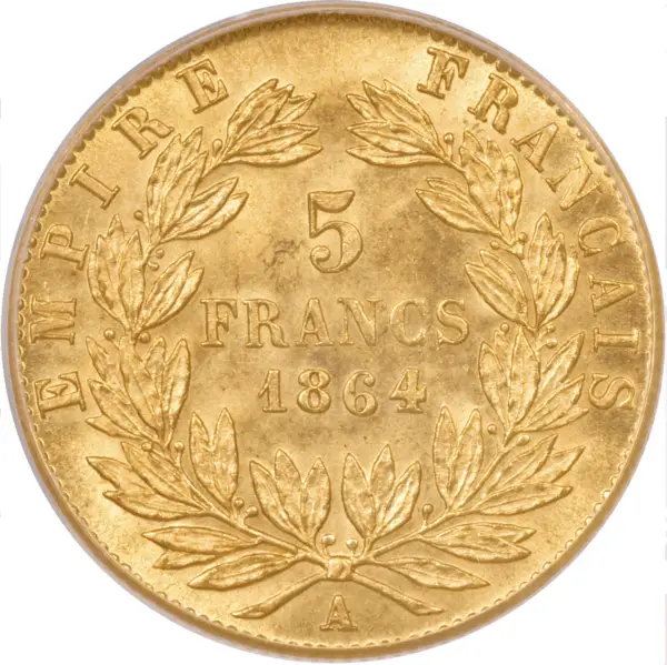 5 francs or napoléon III – Image 4