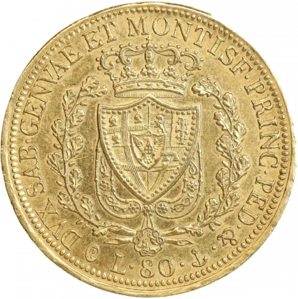 80 lire or charles felix – Image 2