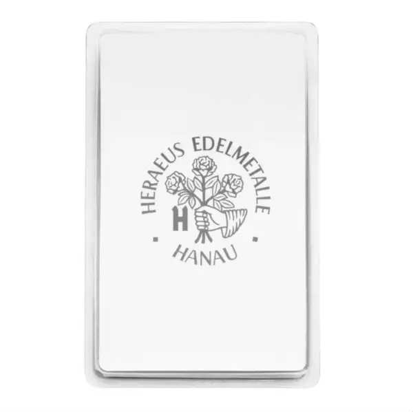 Lingot d'argent 100 g heraeus – Image 2