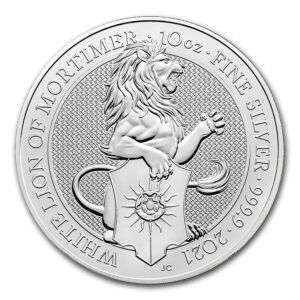 10 oz lion blanc queen's beasts 2021