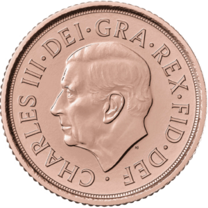 demi souverain or 2025 charles III