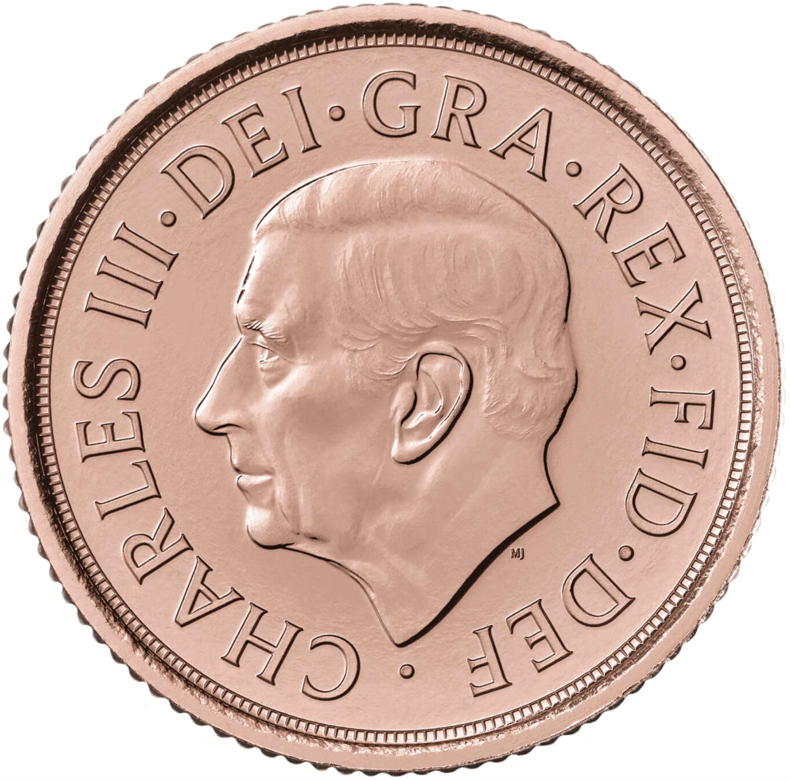 demi souverain or 2025 charles III