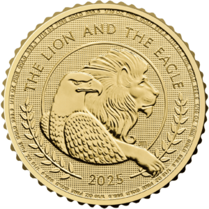 1/10 oz lion et aigle 2025