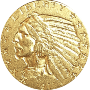 5 dollars or indien 2nd choix