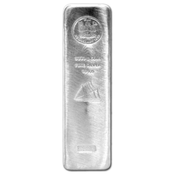 Lingot d'argent 5 kg fiji