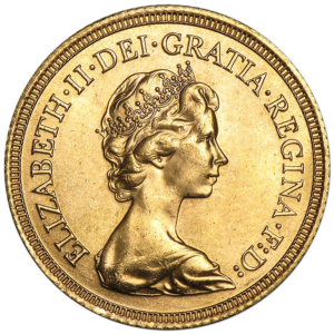souverain or elizabeth II