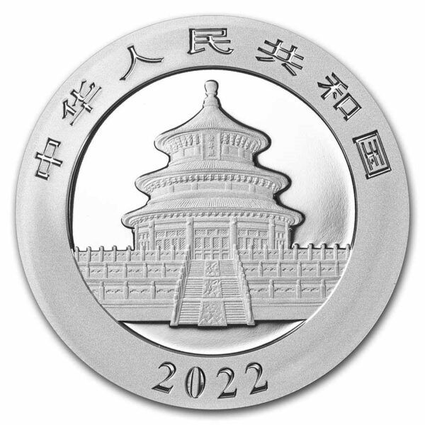 10 yuan panda 2022 30g – Image 2