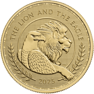 1 oz lion d'angleterre et aigle américain 2025