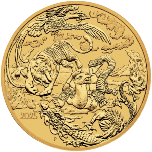 1 oz chinese myths and legends four guardians 2025