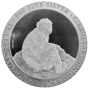 1 oz macaque de barbarie 2017